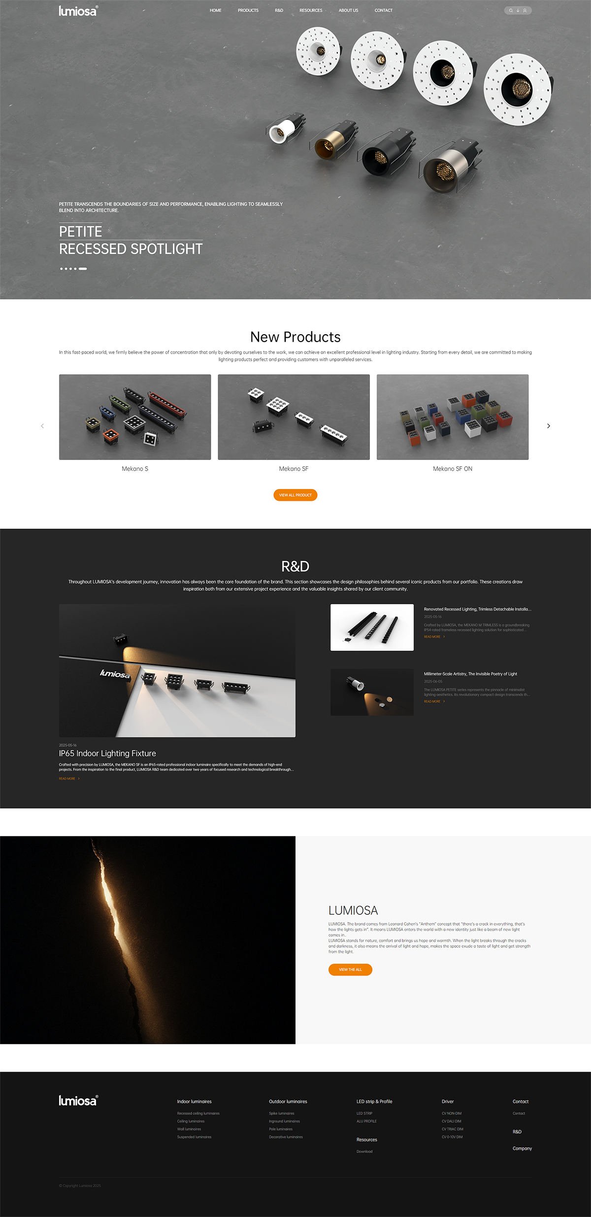 一(yi)米歐照明網站案例