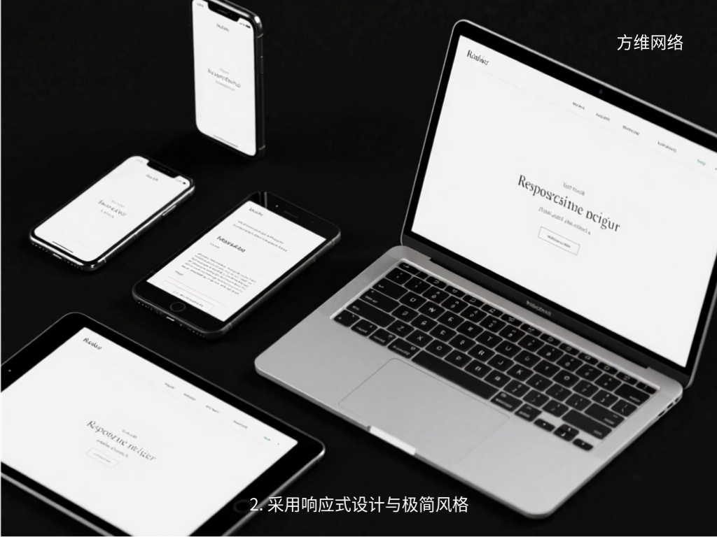 2. 采用(yong)響應式(shi)設(shè)計(ji)與極簡風格